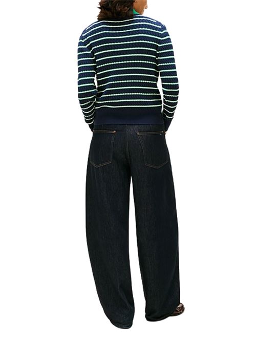 Cardigan in cotone a trecce Tommy Hilfiger | WW0WW433290CK